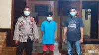 Pria bernisial AS (24), yang dibekuk Polisi karena menipu seorang anak perempuan yang berstatus pelajar