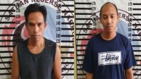 Dua pengedar narkoba jenis sabu berinisial IS (32) dan IL (31) yang diringkus polisi