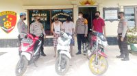 Dua residivis berinisial SI (21) dan HI (23), yang gagal mencuri sepeda motor dan terjatuh di jalan berlubang