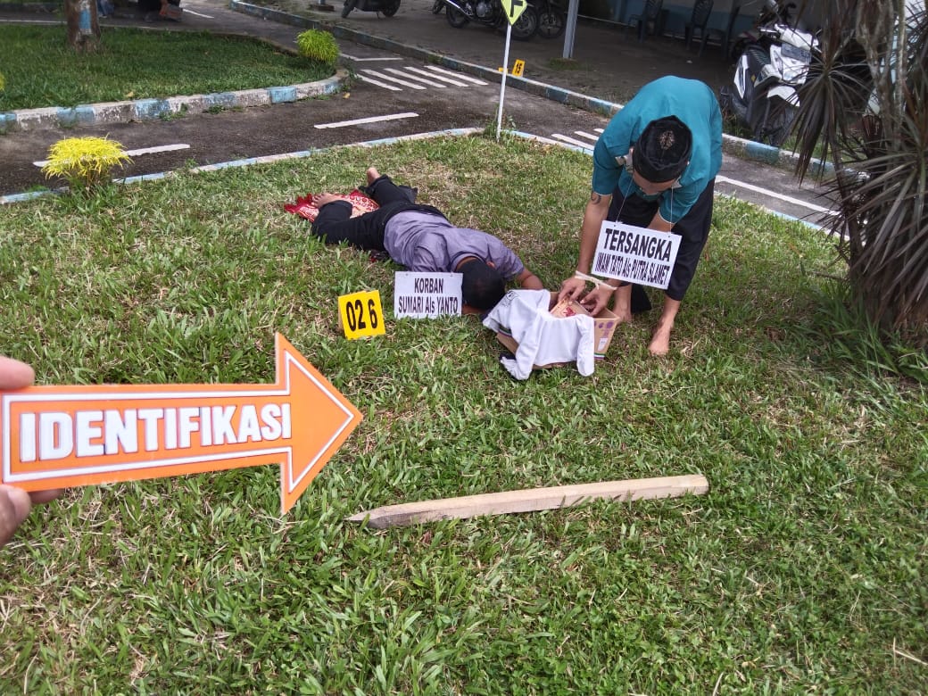 Adegan ke 26 rekonstruksi pembunuhan