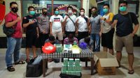 Tiga pelaku penipuan berinisial HS (47), HO (46) dan SO (46), yang dibekuk Polisi