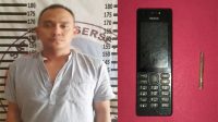 Oknum honorer Sat Pol PP berinisial FE als IN (26), yang meringkuk di hotel prodeo