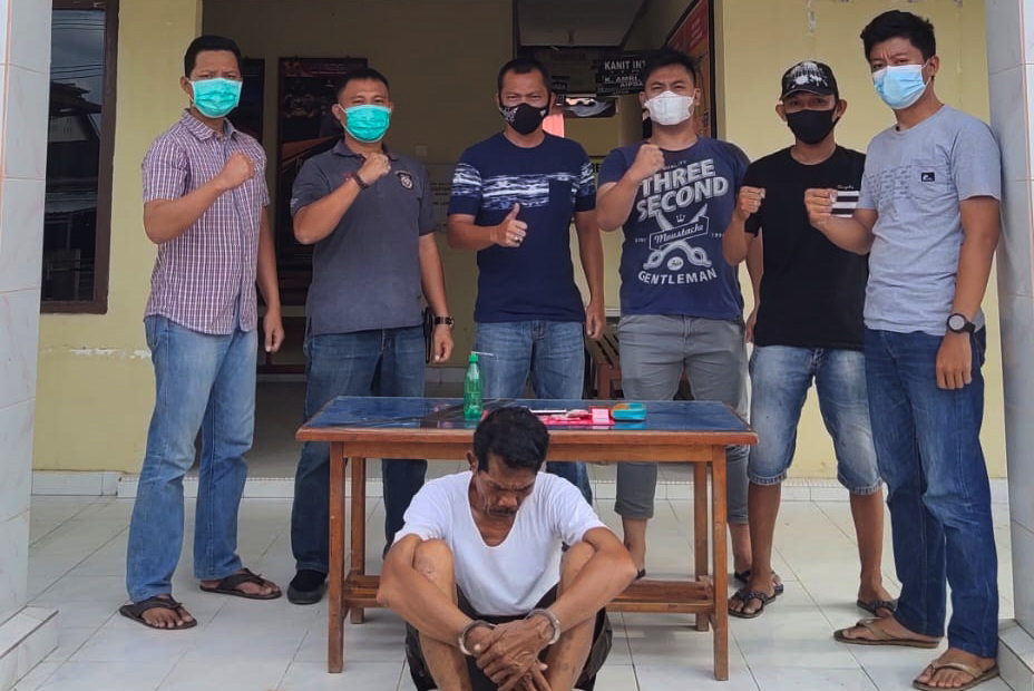 Seorang pria lansia berumur 63 tahun berinisial SN als KR, yang diciduk Polisi